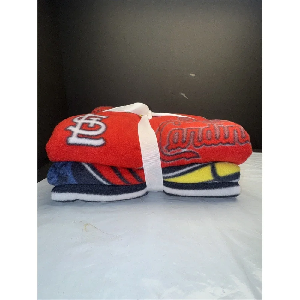 St. Louis Cardinals No Sew Throw Kit 100% Polyester Fleece‎ Blanket 48